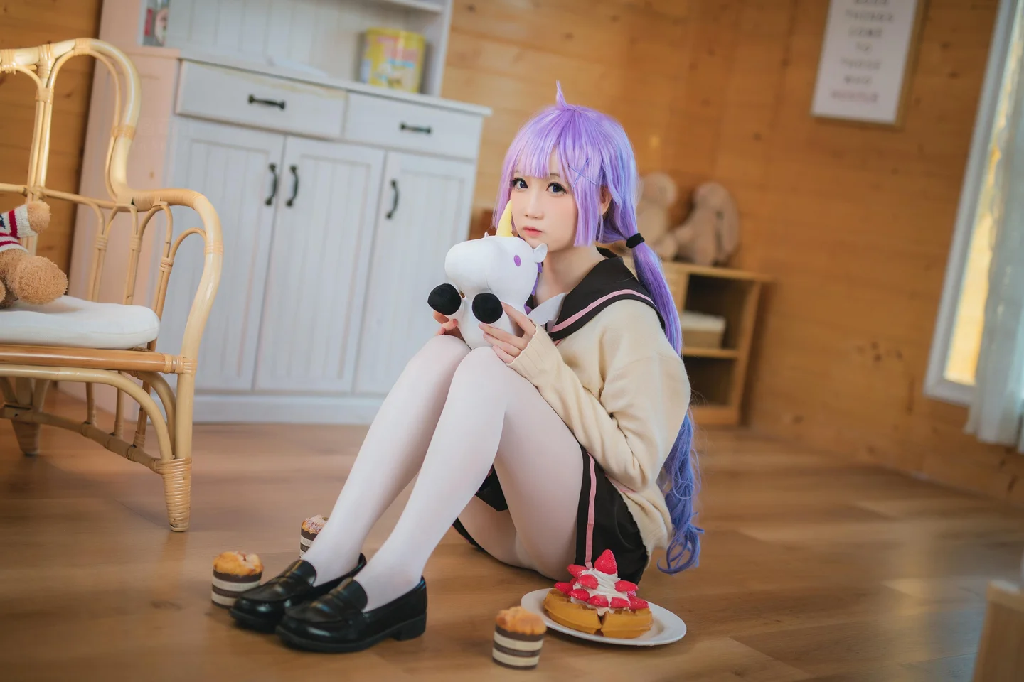 焖焖碳 - 独角兽JK制服 [21P-51MB] tg@simisebaisi 【丝足阁】15.webp